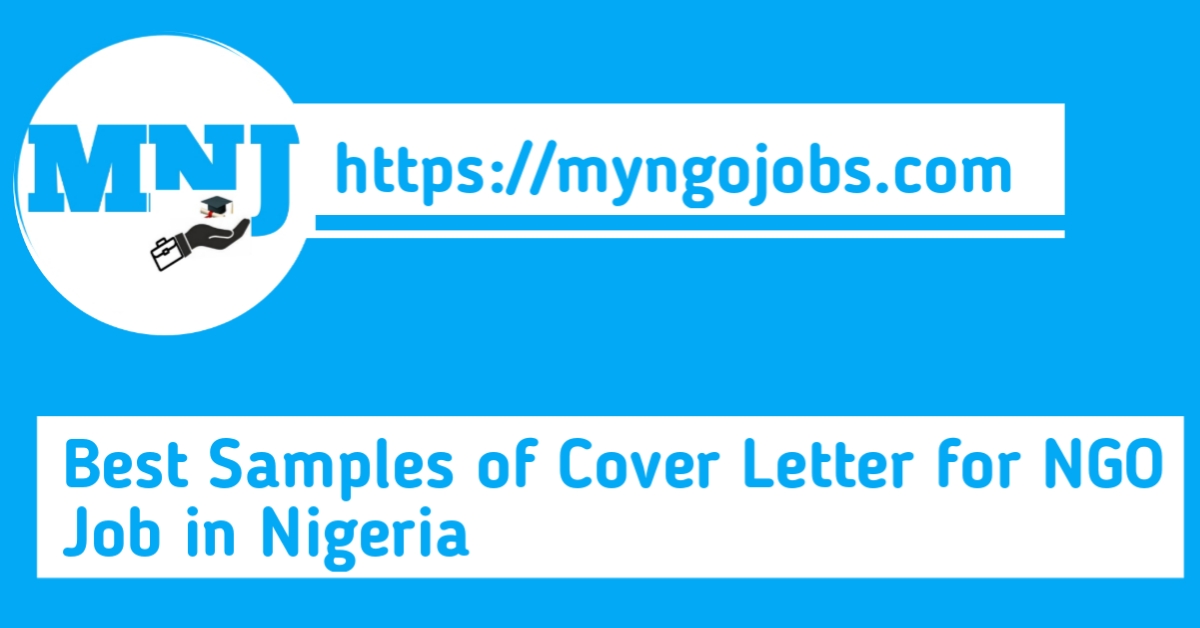 Cover letter for NGO job in Nigeria