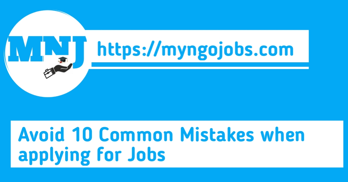 Mistakes when applying for a job Reading Answers