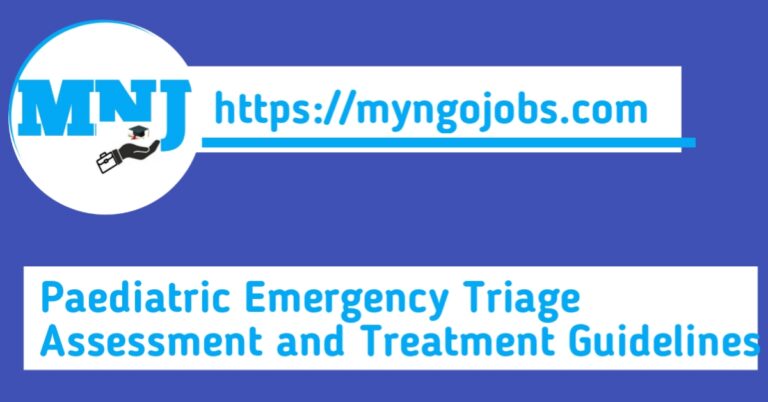 Paediatric Emergency Triage Assessment and Treatment