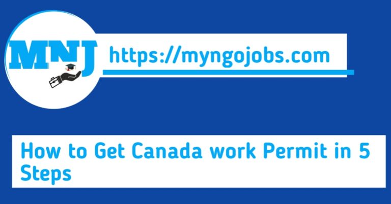 How to Get Canada work Permit in 5 Steps