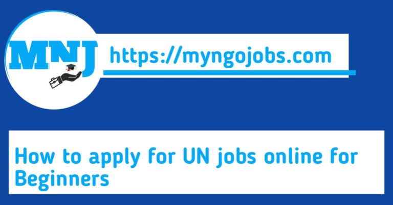 How to apply for UN jobs online