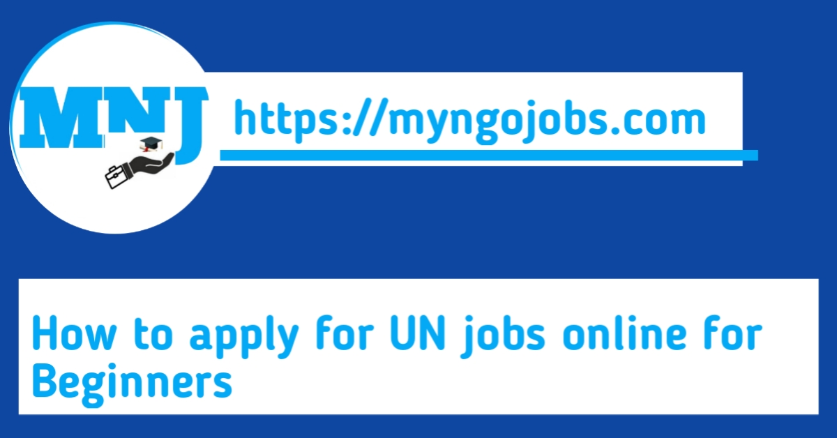 How to apply for UN jobs online