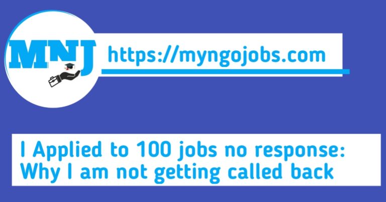 I keep applying for jobs and getting no response 2025