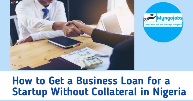 Business loans for startups without collateral