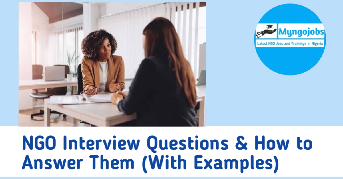NGO job interview questions Nigeria