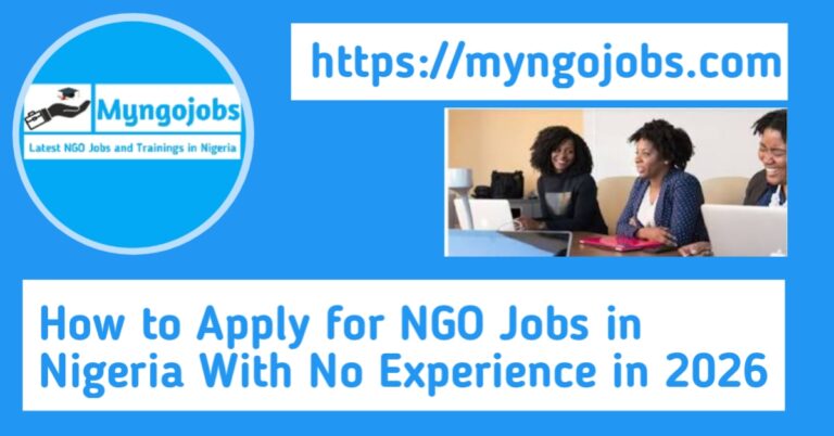 NGO jobs in Nigeria with no experience